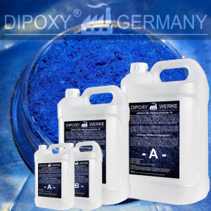 Epoxidharz + Effekt-Pigment-Blau 09 Gießharz Epoxy...