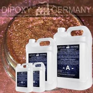 Epoxidharz + Effekt-Pigment-Gold 02 Gießharz Epoxy...