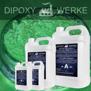 Epoxidharz + Effekt-Pigment-Grün 01 Gießharz...