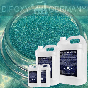Epoxidharz + Effekt-Pigment-Grün 06 Gießharz...