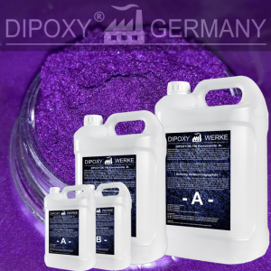 Epoxidharz + Effekt-Pigment-Lila 01 Gießharz Epoxy...