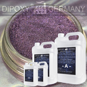 Epoxidharz + Effekt-Pigment-Lila 07 Gießharz Epoxy...