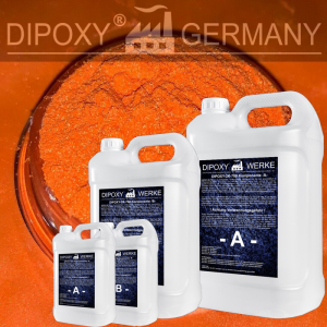 Epoxidharz + Effekt-Pigment-Orange 01 Gießharz...