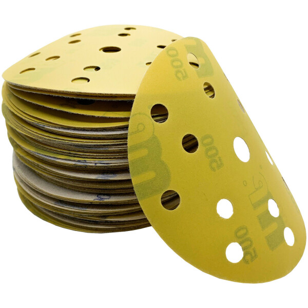 50x 150mm ponceuse excentrique Disques abrasifs velcro Disque abrasif excentrique P500