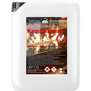 Bioéthanol, éthanol 80 % Premium 5 L - avec...