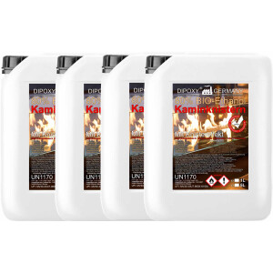 Bioéthanol, éthanol 80 % Premium 20 L (4 x...