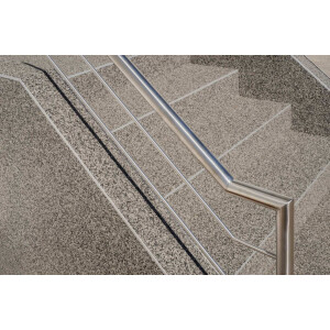 Kit de tapis de pierre en résine époxy pour lintérieur et lextérieur (env. 112 kg / 8-10 m²) | 16 couleurs | 100 kg de gravier de marbre 2-4 mm + 12 l, liant à base de résine époxy 2K | Pour balcons, terrasses, escaliers, garages