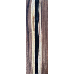 Epoxidharz Treppenstufe Massivholz Walnuss Schwarz River...