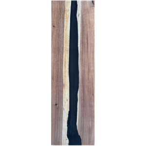 Epoxidharz Treppenstufe Massivholz Walnuss Schwarz River...