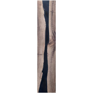 Epoxidharz Treppenstufe Massivholz Walnuss Schwarz River...