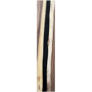 Epoxidharz Treppenstufe Massivholz Walnuss Schwarz River...