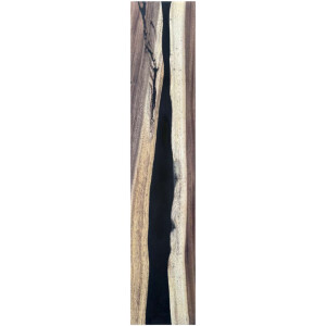 Epoxidharz Treppenstufe Massivholz Walnuss Schwarz River...