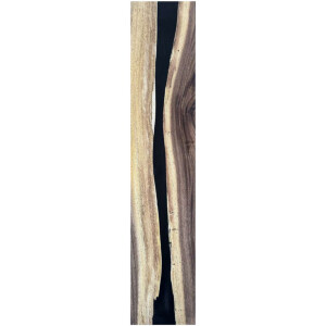 Epoxidharz Treppenstufe Massivholz Walnuss Schwarz River...