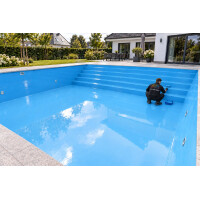 DIPOXY Pool Paint revêtement époxy 2K piscine 60kg résine + 3kg couleur RAL 5015 - piscine et béton