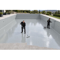 DIPOXY Pool Paint revêtement époxy 2K piscine 60kg résine + 3kg couleur RAL 5015 - piscine et béton