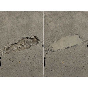 Mortier époxy 2K pour béton, chape & sol avec quartz - réparation & rebouchage | DIPOXY