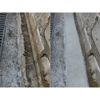 Mortier époxy 2K pour béton, chape & sol avec quartz - réparation & rebouchage | DIPOXY