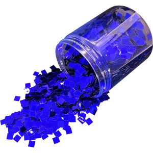 Dipoxy paillettes grossières 6x6mm violet/bleu