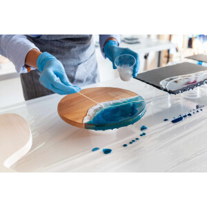 Resine epoxy transparente colle a bois résine peinture sol garage 2K-700 - 15kg(10kgA+5kgB)