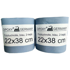 Lot de 2 rouleaux de papier bleu 22 x 38 cm (2 Stück)