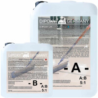 DIPOXY 2K WEP Primer X apprêt époxy 1,6kg (1,25kg A + 0,25kg B) + 0,1kg pigment noir - primaire daccrochage fin pour béton, bois, chape et sols