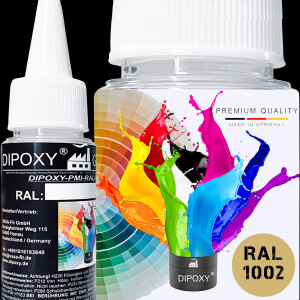 Dipoxy-PMI-RAL 1002 JAUNE SABLE Pâte colorante...
