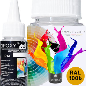 Dipoxy-PMI-RAL 1006 JAUNE MAÏS Pâte colorante...