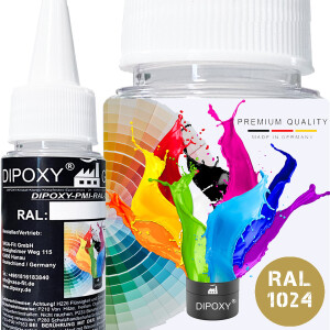 Dipoxy-PMI-RAL 1024 JAUNE OCKER Pigment de base...