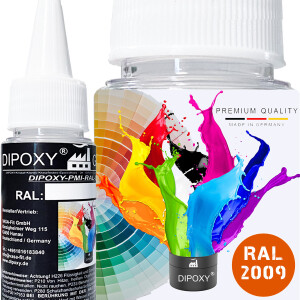 Dipoxy-PMI-RAL 2009 ORANGE SÉCURITÉ Pigment...