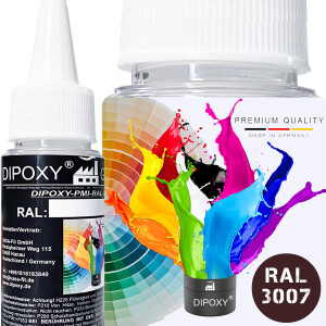 Dipoxy-PMI-RAL 3007 NOIR ROUGE Pigment de base...