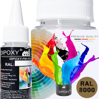 Dipoxy-PMI-RAL 8000 VERT BRUN Pigment de gallery