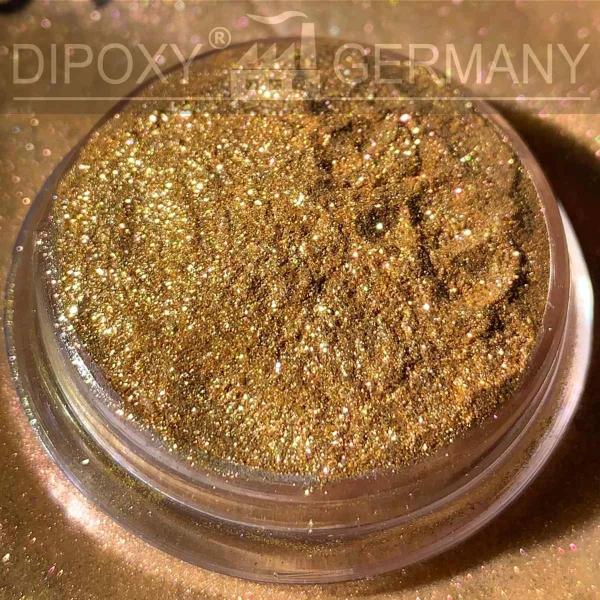 Pigments à effet résine époxy Pearl 03 Gold Pigment coloré époxy Poudre pigmentaire