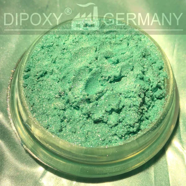 Pigments à effet résine époxy Pearl 04 Vert Pigment coloré époxy Poudre pigmentaire