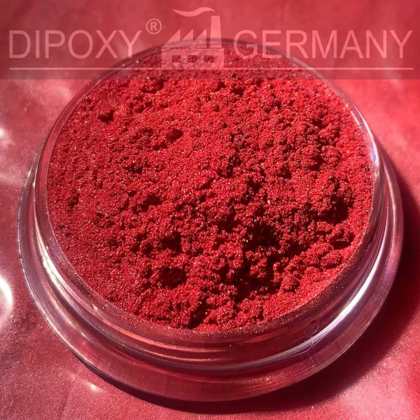 Pigments à effet résine époxy Pearl 03 Rouge Pigment coloré époxy Poudre pigmentaire